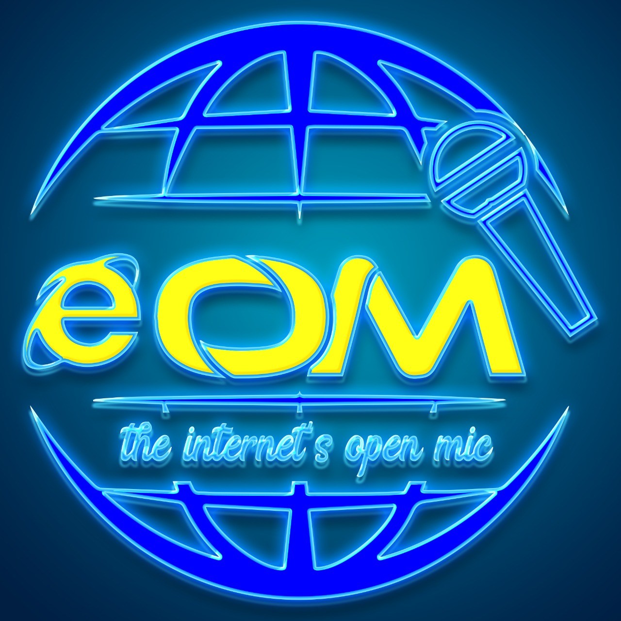 eOM the internet's open mic logo