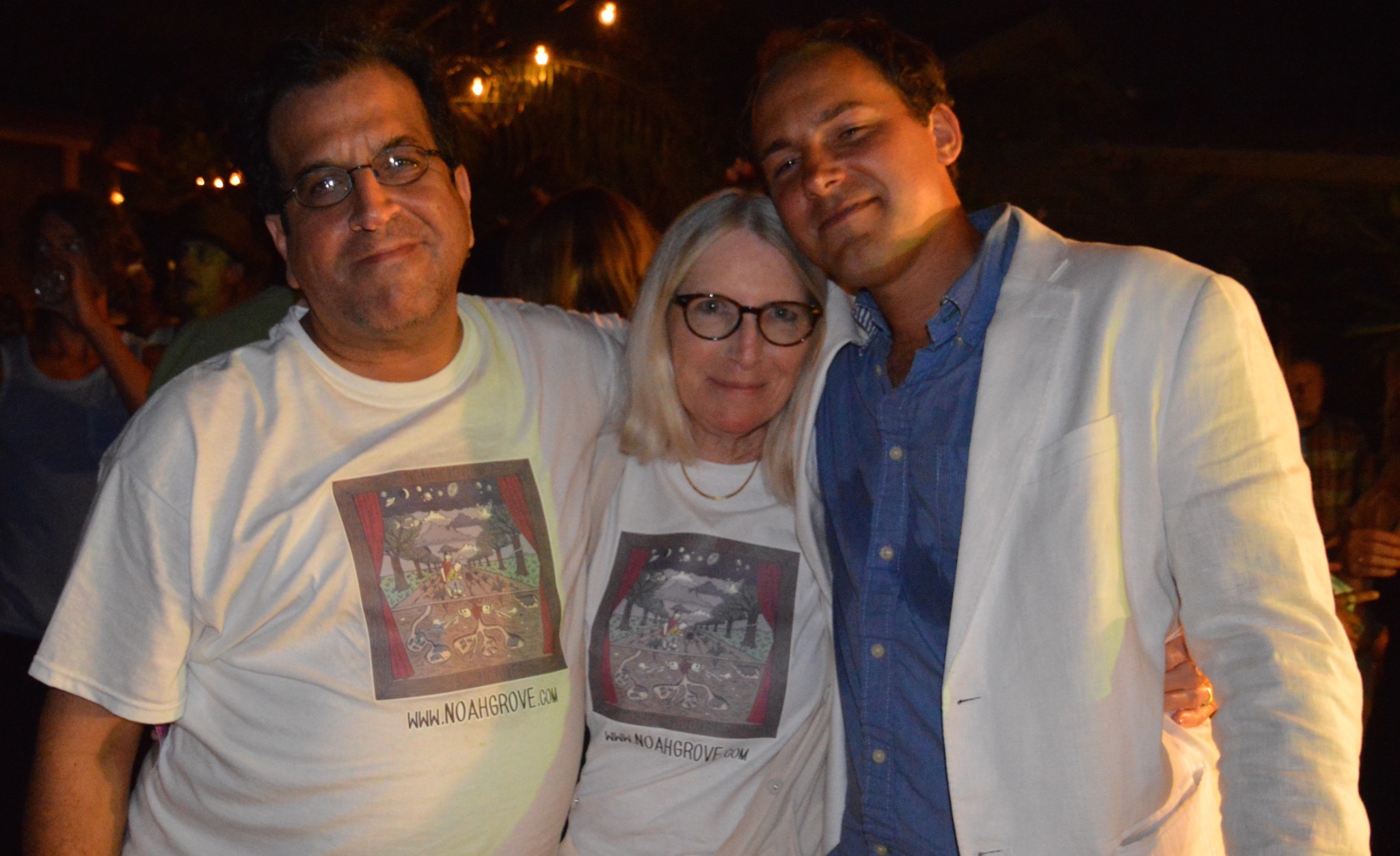 Noah Grove with Richard and Therese