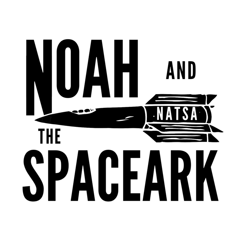 Noah and the Space ARK logo sticker artwork
